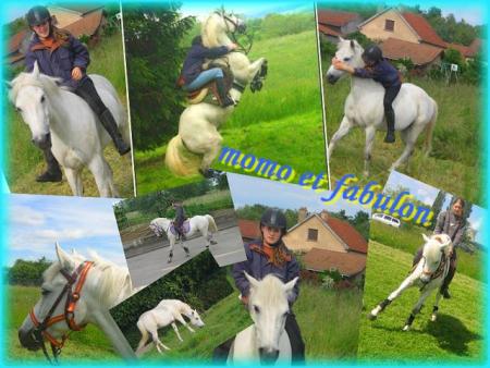 momo et son ch'val !!!